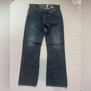 Guess cliff relaxed boot cut mens jeans